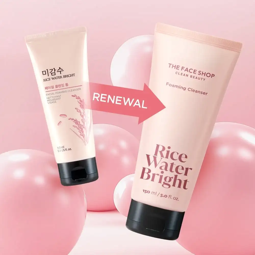 The Face Shop Rice Water Bright Foaming Cleanser Nettoyant Moussant 150ml